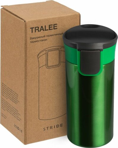 Термостакан Stride Tralee, зеленый