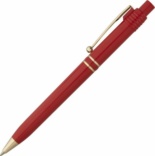 Ручка шариковая Raja Gold, красная
