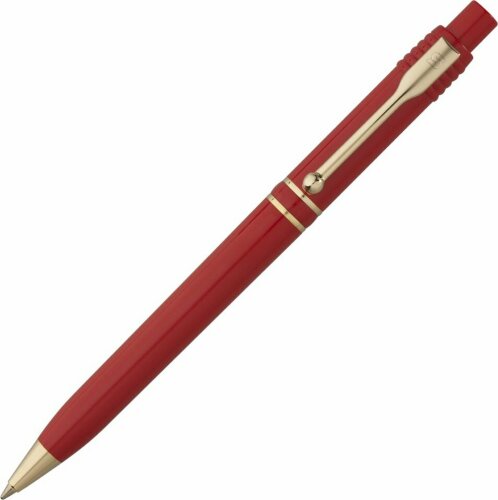 Ручка шариковая Raja Gold, красная