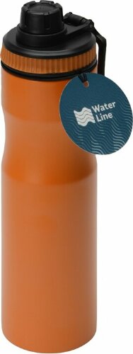 Бутылка для воды Waterline Supply из нержавеющей стали 850 мл, оранжевый