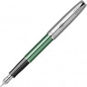  Перьевая ручка Parker Sonnet Essentials Green SB Steel CT, перо: F, цвет чернил: black, в подарочной упаковке