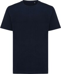Футболка Iqoniq Kakadu из переработанного хлопка, свободный крой, унисекс, 180 г/м2, темно-синий, размер L