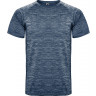 Спортивная футболка Roly Austin мужская, меланжевый нэйви, размер S (44)