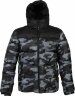 Куртка JRC SIBERIA нейлон 40, био-пух 534, камуфляж серый, черный, 2XL