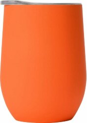 Термокружка Vacuum mug C1, soft touch, 370 мл, оранжевый