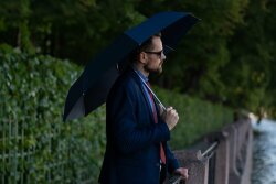 Зонт складной Molti Comfort, черный