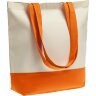 Холщовая сумка Avoska Shopaholic, оранжевая