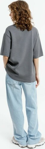 Джемпер с коротким рукавом Siluetti Volumica, серый, XL/2XL