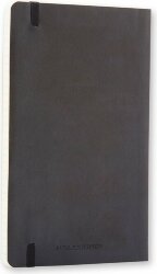Записная книжка Moleskine Classic Soft (нелинованный), Large (13х21 см), черный