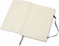 Записная книжка Moleskine Classic Soft (нелинованный), Large (13х21 см), черный
