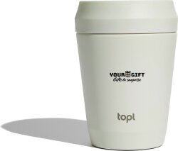 Термостакан Topl из переработанной стали с крышкой 360°, 235 мл