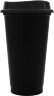 Стакан с крышкой Color Cap Black, черный