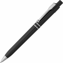Ручка шариковая Raja Chrome, черная