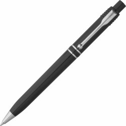 Ручка шариковая Raja Chrome, черная