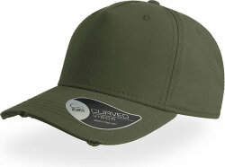Бейсболка CARGO, 5 клиньев, металлическая застежка, оливковый, универсальный