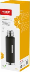 Термобутылка Nadoba Alba, черная