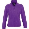 Куртка женская Sol's North Women, фиолетовая, размер XXL