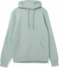 Толстовка с капюшоном унисекс Hoodie, серо-зеленая, XL
