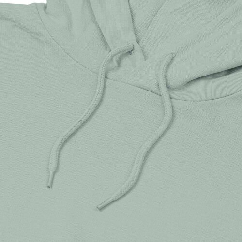 Толстовка с капюшоном унисекс Hoodie, серо-зеленая, XL