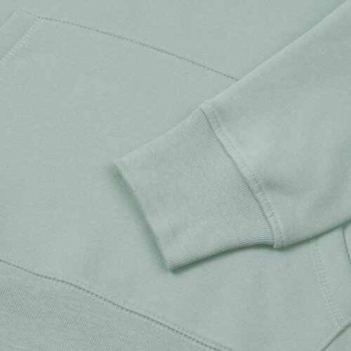Толстовка с капюшоном унисекс Hoodie, серо-зеленая, XL