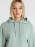 Толстовка с капюшоном унисекс Hoodie, серо-зеленая, XL
