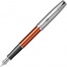  Перьевая ручка Parker Sonnet Essentials Orange SB Steel CT, перо: F, цвет чернил black, в подарочной упаковке