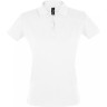 Рубашка поло женская Sol's Perfect Women 180, белая, размер L