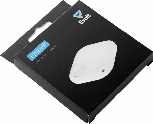 Смарт Bluetooth трекер для поиска вещей Evolt Finder, белый