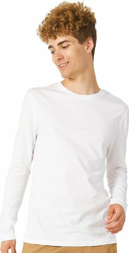 Футболка с длинным рукавом US Basic Porto мужская, белый, размер XL