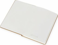 Блокнот из крафта и каменной бумаги А5 Lettertone Fleekstone, твердая обложка, крафтовый