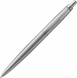 Ручка шариковая Parker Jotter XL Monochrome Grey, серебристая