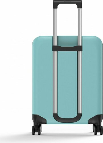 Чемодан складной Rollink Vega 360 55x40x20 см, 4 колеса, бирюзовый