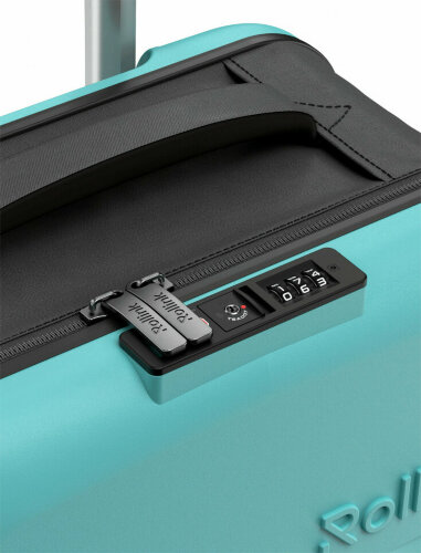 Чемодан складной Rollink Vega 360 55x40x20 см, 4 колеса, бирюзовый