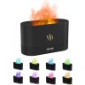 Светодиодный USB увлажнитель-ароматизатор Flame RGB, черный