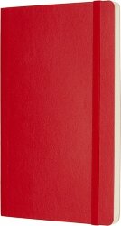Записная книжка Moleskine Classic Soft (нелинованный), Large (13х21 см), красный