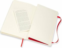Записная книжка Moleskine Classic Soft (нелинованный), Large (13х21 см), красный