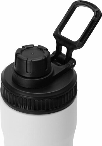 Бутылка для воды Waterline Supply из нержавеющей стали 850 мл, белый/черный