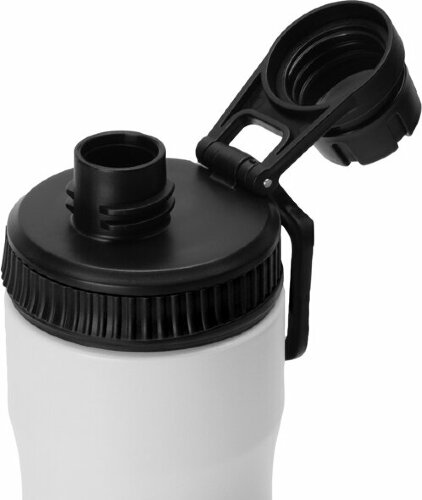 Бутылка для воды Waterline Supply из нержавеющей стали 850 мл, белый/черный