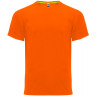  Футболка Roly Monaco унисекс, неоновый оранжевый, размер XS (40-42)