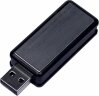 USB-флешка промо на 128 Гб прямоугольной формы, выдвижной механизм, черный