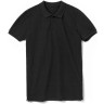 Рубашка поло мужская Sol's Phoenix Men, черная, размер 3XL