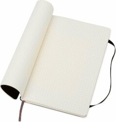 Записная книжка Moleskine Classic Soft (в клетку), Pocket (9x14 см), черный