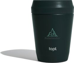 Термостакан Topl из переработанной стали с крышкой 360°, 235 мл