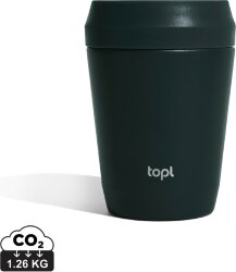 Термостакан Topl из переработанной стали с крышкой 360°, 235 мл