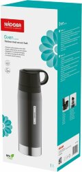 Термос Nadoba Gven Duo, темно-серый