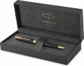 Ручка шариковая Parker Sonnet Core Matte Black GT, черный/золотистый