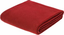 Флисовый плед Warm&amp;Peace XL, красный
