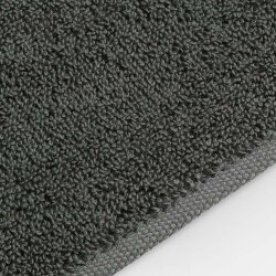 Полотенце махровое Terrychic, среднее, темно-серое