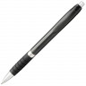  Однотонная шариковая ручка Turbo с резиновой накладкой, черный