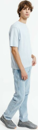Джемпер с коротким рукавом Siluetti Volumica, светло-голубой, XL/2XL